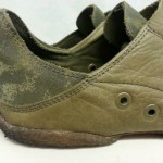 DIESEL SHOES MEN’S LEATHER DRIVING MOCCASINS SLIP ONS MILITARY LOOK SIZE 10.5