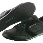 Diesel Dynamykal Y00575-PR131-T8013 Black Leather Casual Fashion Shoes 10 Men