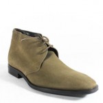 NEW BOSS HUGO BOSS Men’s Brown Suede Round Toe Lace Up Casual Shoes Sz 9