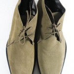 NEW BOSS HUGO BOSS Men’s Brown Suede Round Toe Lace Up Casual Shoes Sz 9