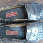 Cole Haan brown woven leather loafer 13m