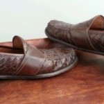 Cole Haan brown woven leather loafer 13m