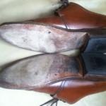 Cole Haan Oxford Leather Brown Shoes Mens Sz 9.5 M