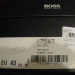 RARE MEN’S HUGO BOSS NERO SAPIENZA SPORT SHOES US 10 M