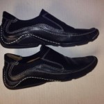 Mens Cole Haan Nike Air Black Leather Shoes Size 7