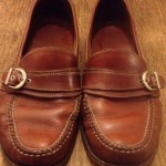 10.5 D – Cole Haan Men’s Leather Brown Loafer slip on shoes