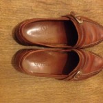 10.5 D – Cole Haan Men’s Leather Brown Loafer slip on shoes