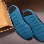 NEW! Cole Haan Lunargrand Leather Chukka Men’s 7.5 W (wide) C11721 Black/Teal