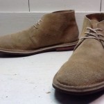 COLE HAAN Mens Sz 9M Tan Sand Suede Desert Chukka Boots VEUC