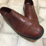 Men’s COLE HAAN Country NIKE AIR cognac Leather Loafers Sz 12m