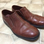 Men’s COLE HAAN Country NIKE AIR cognac Leather Loafers Sz 12m