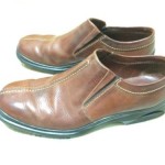 Men’s COLE HAAN Country NIKE AIR cognac Leather Loafers Sz 12m