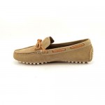 Cole Haan Air Grant Mens Summer Khaki Regular Suede Boat Shoes