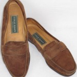 VTG Cole Haan Suede Penny Loafers Shoes Sz.  8.5 M