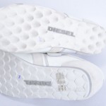 Diesel Matthew 9 white leather Velcro Athletic Sneaker shoe $115 New GPQ052