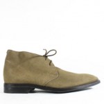 NEW BOSS HUGO BOSS Men’s Brown Suede Round Toe Lace Up Casual Shoes Sz 9
