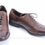 Cole Haan C09167 Nike Air Adams 13 tmoro brown leather Cap Oxford shoe GRE316