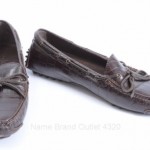 Cole Haan C05921 Gunnison 10.5 espresso brown Croc Driver Loafer moc shoe GRE328