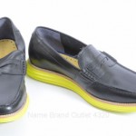 Cole Haan C05921 Gunnison 10.5 espresso brown Croc Driver Loafer moc shoe GRE328