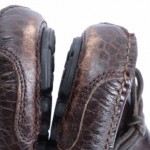 Cole Haan C05921 Gunnison 10.5 espresso brown Croc Driver Loafer moc shoe GRE328