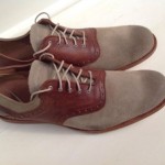 Timberland Boot ‘Spectator’ Oxford Grey/Cognac Vintage Leather Size 11 ~ New!