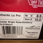 VANS SUEDE Authentic Lo Pro Bright Rose ( Pink/Magenta & Purple ) White Laces