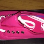 VANS SUEDE Authentic Lo Pro Bright Rose ( Pink/Magenta & Purple ) White Laces