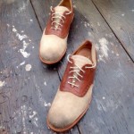 Timberland Boot ‘Spectator’ Oxford Grey/Cognac Vintage Leather Size 11 ~ New!