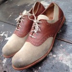 Timberland Boot ‘Spectator’ Oxford Grey/Cognac Vintage Leather Size 11 ~ New!