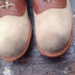Timberland Boot ‘Spectator’ Oxford Grey/Cognac Vintage Leather Size 11 ~ New!