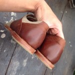 Timberland Boot ‘Spectator’ Oxford Grey/Cognac Vintage Leather Size 11 ~ New!