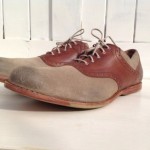 Timberland Boot ‘Spectator’ Oxford Grey/Cognac Vintage Leather Size 11 ~ New!