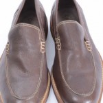 Cole Haan C09996 10.5 Coffee Pebble Leather Apron Venetian Loafer Shoe GQK964