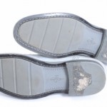 Cole Haan C11142 Cooper Square 10.5 silver reflective Wingtip Oxford shoe GRE322