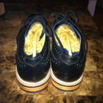 Mens COLE HAAN Cooper Square Wingtip Oxfords Shoes Black Leather C11692 [10.5]