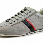 Hugo Boss Men’s Thatoz 50227208 Medium Grey Fashion Sneakers Nylon Shoes