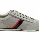 Hugo Boss Men’s Thatoz 50227208 Medium Grey Fashion Sneakers Nylon Shoes