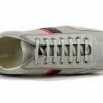 Hugo Boss Men’s Thatoz 50227208 Medium Grey Fashion Sneakers Nylon Shoes