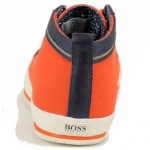 Hugo Boss Men’s Bakaton 50260648 Fashion Sneaker Bright Orange Shoes