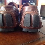 $80 NEW MENS CLARKS FURY DRIVING MOCCASINS PENNY LOAFER DARK BROWN LEATHER 10.5