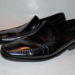 MENS COLE HAAN BLACK LEATHER SLIDE SLIP ON LOAFERS SHOES SZ 11 M MEN