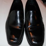 MENS COLE HAAN BLACK LEATHER SLIDE SLIP ON LOAFERS SHOES SZ 11 M MEN