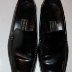 MENS COLE HAAN BLACK LEATHER SLIDE SLIP ON LOAFERS SHOES SZ 11 M MEN