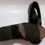 MENS COLE HAAN BLACK LEATHER SLIDE SLIP ON LOAFERS SHOES SZ 11 M MEN