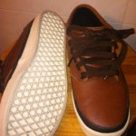 VANS AGED BROWN LEATHER MENS SIZE 7