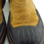 Clarks Brown Leather Slip On Loafer Style Rubber Shoes Men Size 13 M