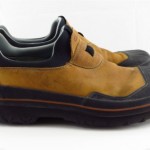 Clarks Brown Leather Slip On Loafer Style Rubber Shoes Men Size 13 M