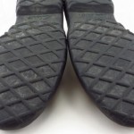 Clarks Brown Leather Slip On Loafer Style Rubber Shoes Men Size 13 M