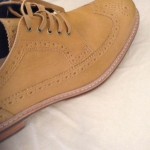 Cole Haan Cooper Sq. Wingtip Mens Leather Oxfords Shoes BEIGE C11502 (11)
