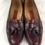 Men’s COLE HAAN City Burgundy Leather Tassel Loafers. SIze 10 D